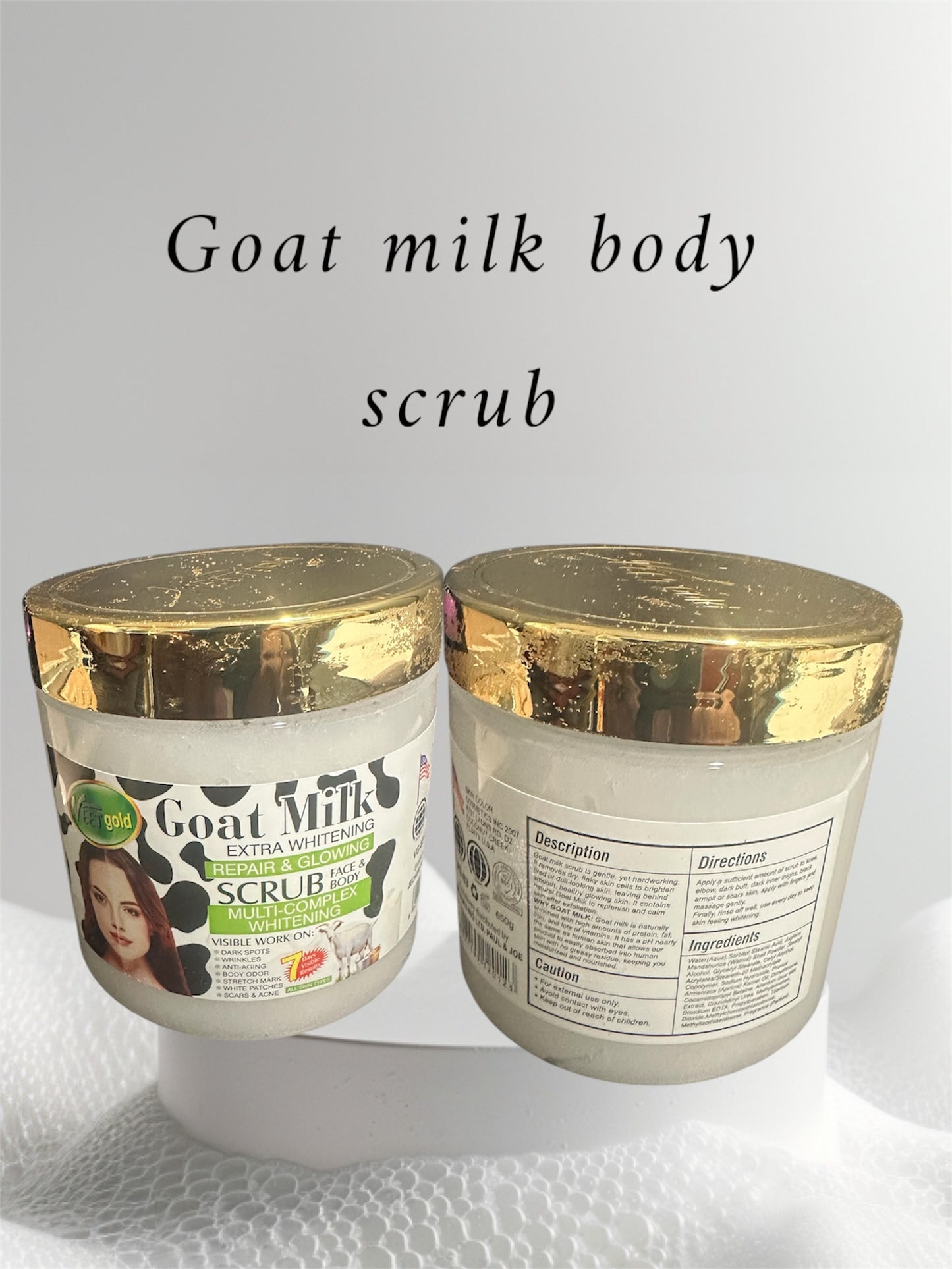 Exfoliating body scrub