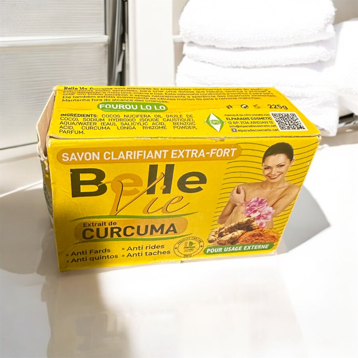 Belle vie whitening face soap