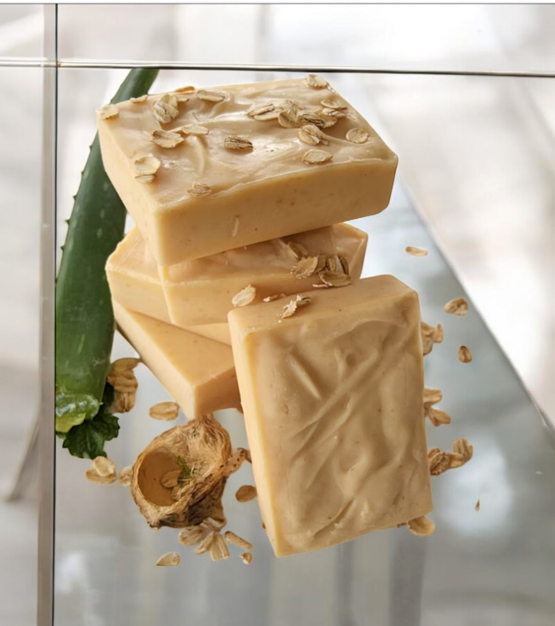 Aloe-Oat-Chamomile soap